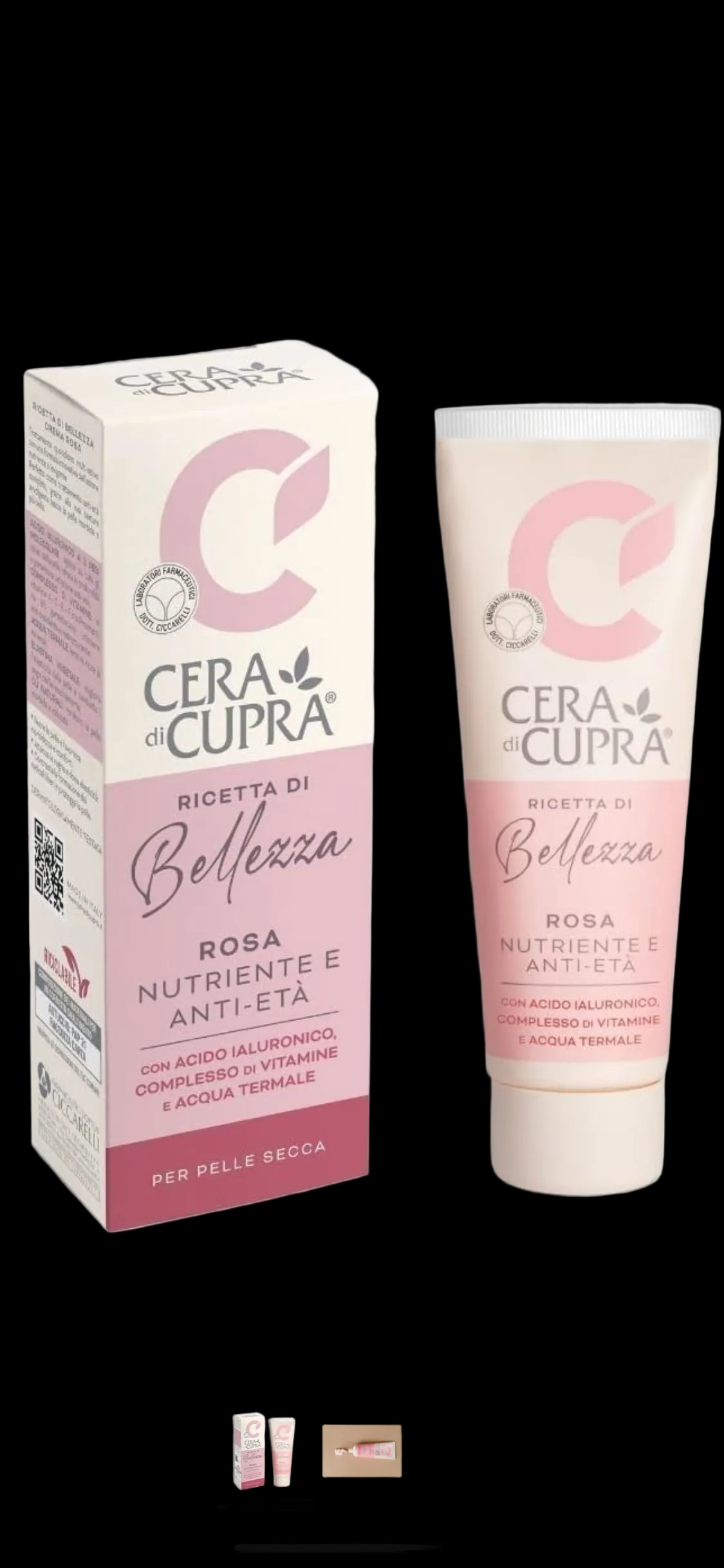 Crème italienne nouvelle formule acide hyaluronique et eau thermale