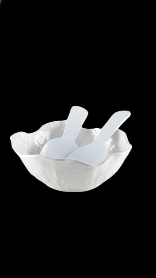 - Saladier Blanc En Melamine